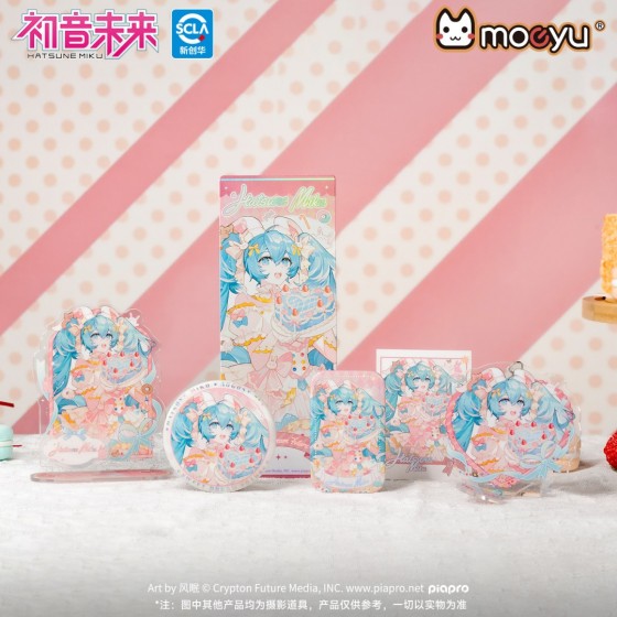 Vocaloid Hatsune Miku Sweet Dream Future Series Moeyu Miku Merch Badge Polaroid Acrylic Standing Pendant Delicate Accessories